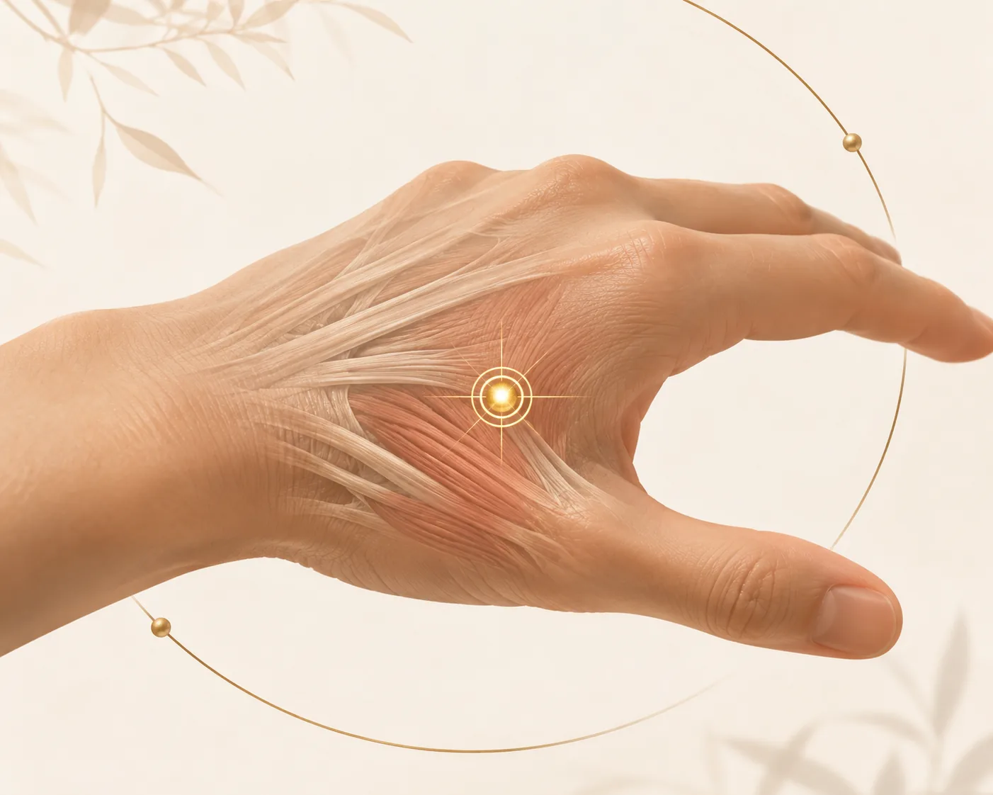 LI4 Hegu acupressure point on the hand